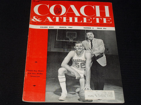 1967 MARCH COACH & ATHLETE MAGAZINE - RAY MEARS RON WIDBY TENNESSEE - E 5779