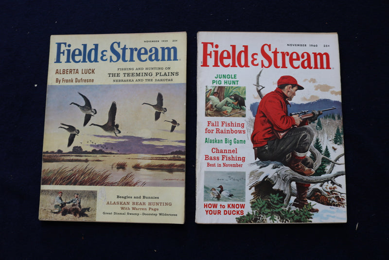 1959-1975 FIELD & STREAM MAGAZINE - LOT OF 13 - O 3588