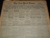 1927 AUGUST 11 NEW YORK TIMES - SACCO & VANZETTI REPRIEVED AT LAST HOUR- NT 9559