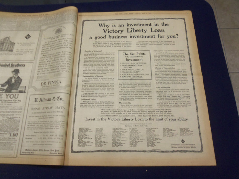 1919 MAY 9 NEW YORK TIMES - TRANSOCEAN FLIERS REACH HALIFAX - NT 9242