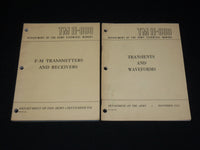 1951-1952 DEPARTMENT OF THE ARMY ELECTRONICS MANUALS LOT OF 4 - O 2434