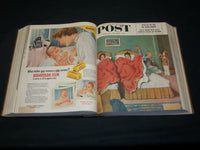 1954 JAN-MAR SATURDAY EVENING POST MAGAZINE VOLUME - 3 NORMAN ROCKWELLS- KD 5964