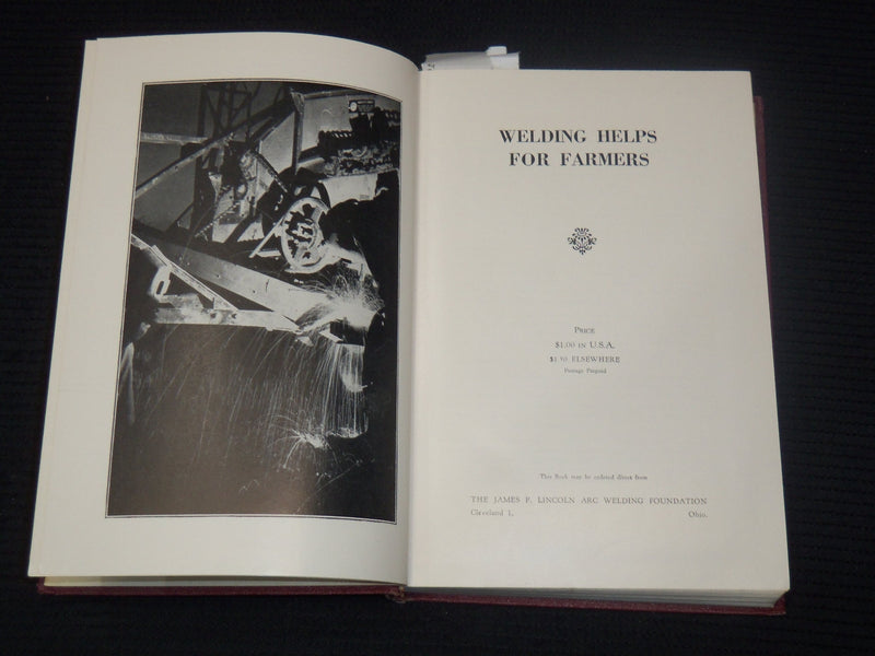 1954-1956 LINCOLN ARC WELDING FOUNDATION BOOK LOT OF 3 - KD 2771S