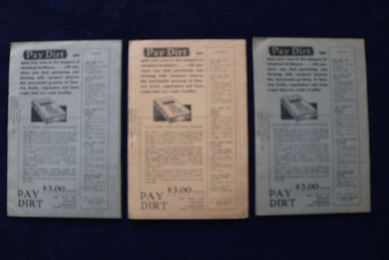 1947 ORGANIC GARDENING MAGAZINE - LOT OF 3 - K 1544