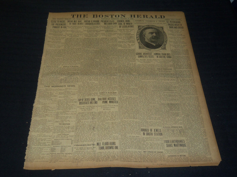 1906 AUGUST 4 THE BOSTON HERALD - BRYAN MAY HAVE TO FIGHT HEARST - BH 115