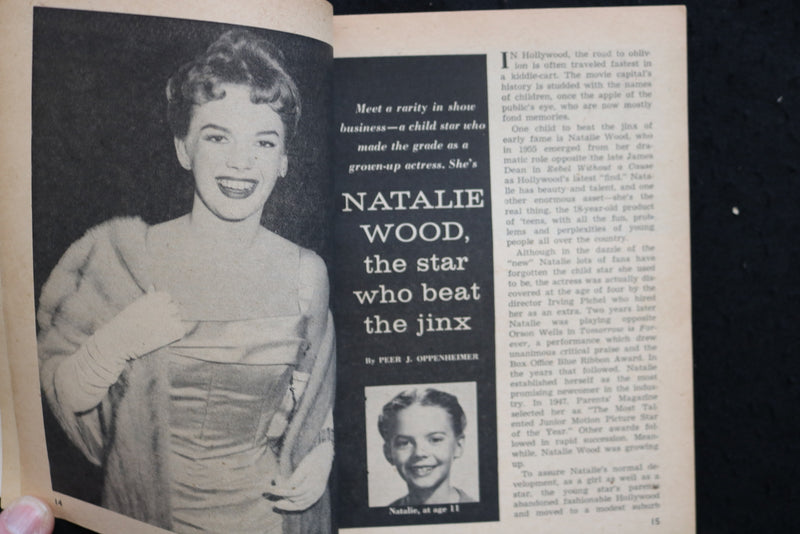 1957 FEBRUARY COMPACT MAGAZINE - NATALIE WOOD COVER - K 415