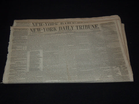1849 JULY NEW YORK DAILY TRIBUNE NEWSPAPER LOT OF 22 ISSUES - NP 5839C