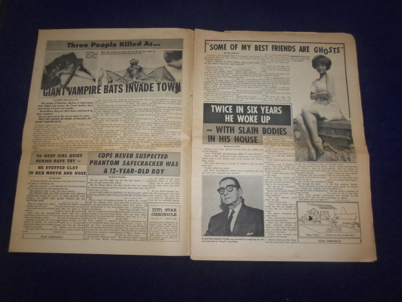 1965 JUNE 28 NATIONAL STAR CHRONICLE NEWSPAPER - CLAMS CURE CANCER - NP 6895