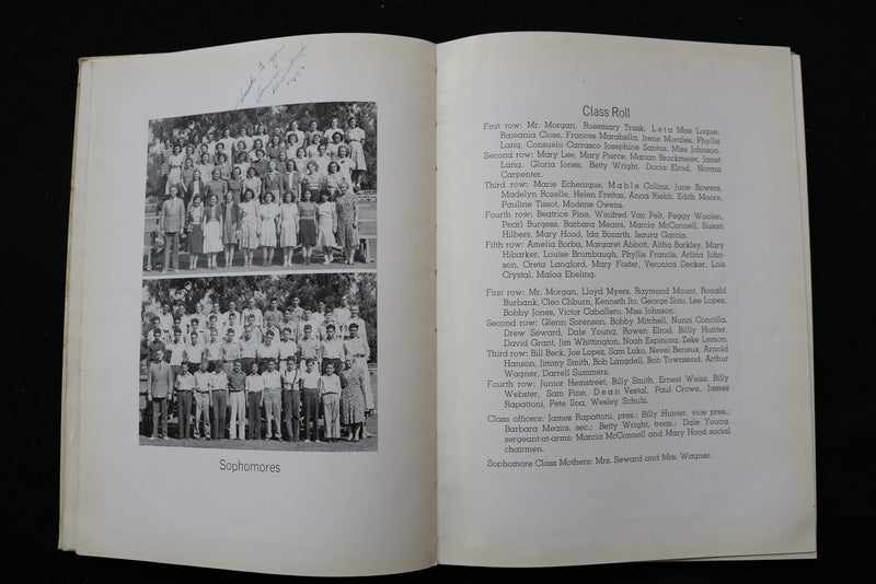 1940 EL CHASQUI CHINO HIGH SCHOOL YEARBOOK - CHINO, CALIFORNIA - YB 3512