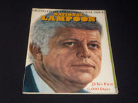 1977 FEBRUARY NATIONAL LAMPOON MAGAZINE - JFK'S 1ST 6000 DAYS COVER - E 3305