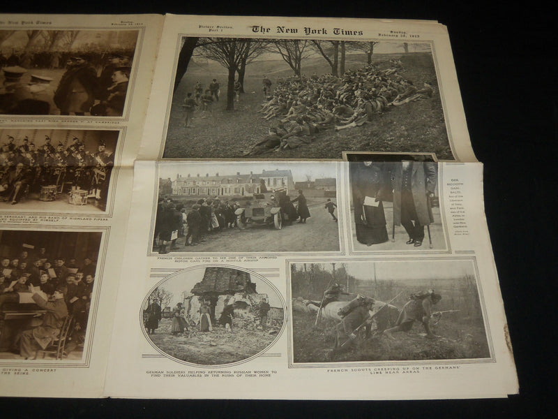 1915 FEBRUARY 28 NEW YORK TIMES PICTURE SECTION - BLENHEIM PALACE - NP 5466