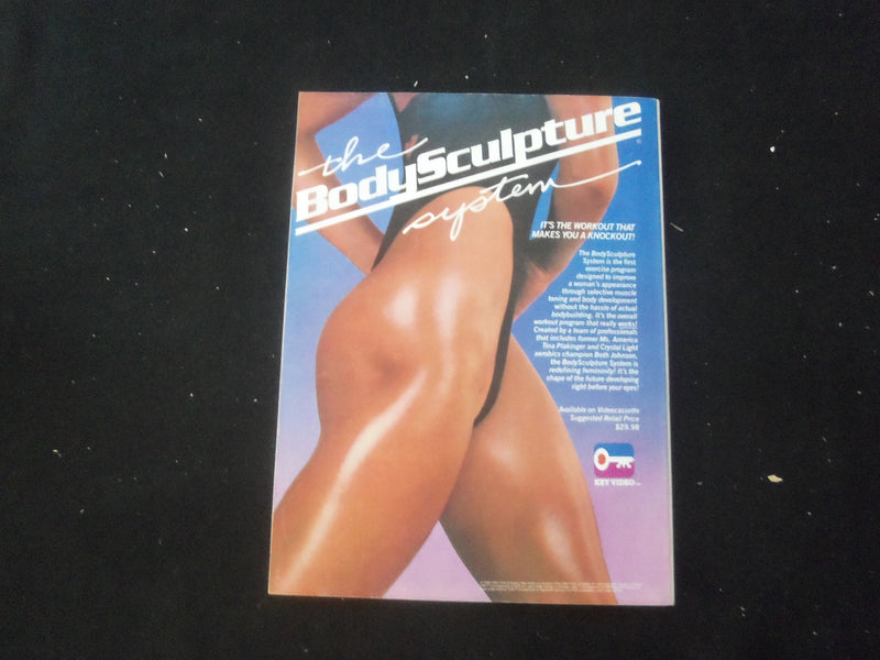 1986 JUNE MUSCLE & FITNESS MAGAZINE - MOST ELEGANT BODIES-FRESH STARTS- SP 1522D