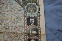 1939 THE REACHES OF NEW YORK CITY FOLDING MAP - K 3207