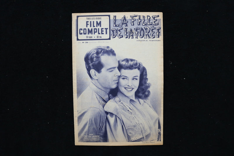 1951 NOV 29 FILM COMPLET MAGAZINE - F. MACMURRAY & P. GODDARD - FRENCH - E 24671