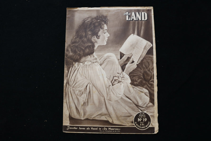 1951 MAY 12 ONS LAND MAGAZINE - JENNIFER JONES COVER - E 25252
