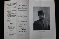 1911 BAND AND FIELD MUSIC - 94TH ARTILLERY DISTRICT SOUVENIR PROGRAM - K 2451