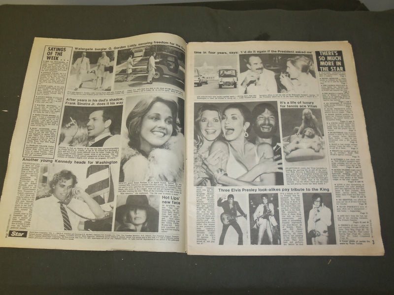 1977 OCTOBER 4 THE STAR NEWSPAPER - JACKIE ONASSIS FINDS LOVE AGAIN - NP 3363
