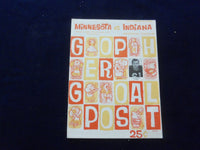 1959 OCTOBER 3 FOOTBALL PROGRAM - INDIANA UNIV VS. UNIV OF MINNESOTA - SP 5454S