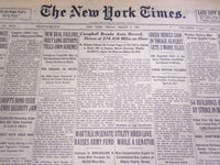 1935 MARCH 8 NEW YORK TIMES - CAMPBELL BREAKS AUTO RECORD - NT 4887