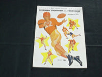 1953 OCTOBER 24 SOUTHERN CALIFORNIA VS. CALIFORNIA FOOTBALL PROGRAM - J 3725