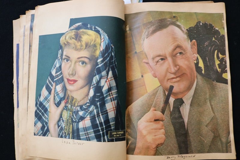 HUGE MOVIE STARS SCRAPBOOK - MARLENE DIETRICH - GARY COOPER - E 24936