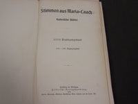 1871-1912 STIMMEN AUS MARIA-LAACH KATHOLISCHE GERMAN VOLUME LOT OF 23 - KD 38