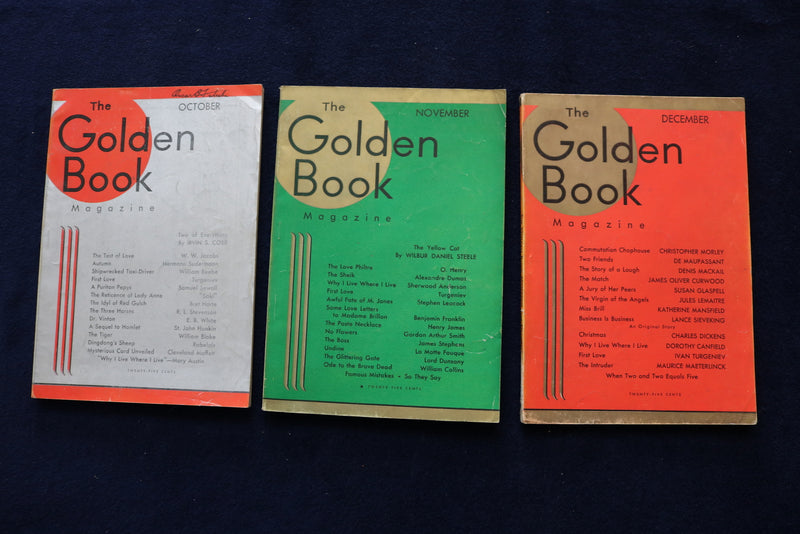 1932 THE GOLDEN BOOK MAGAZINE - COMPLETE YEAR- LOT OF 12 - O 3454
