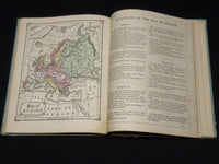 1874 WARREN'S NEW PRIMARY GEOGRAPYH BOOK - NICE COLOR MAPS - KD 2951D