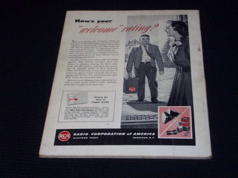 1953 JUNE RADIO ELECTRONICS MAGAZINE - TUNING CALIBRATION COVER - E 7130