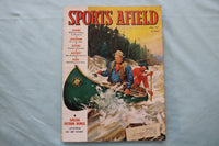 1957 APRIL SPORTS AFIELD MAGAZINE - AN ILLUSTRATED FISHERMAN COVER - E 26598