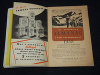 1938 THE HOUSEWIFE'S ALMANAC A BOOK FOR HOMEMAKERS - J 7562