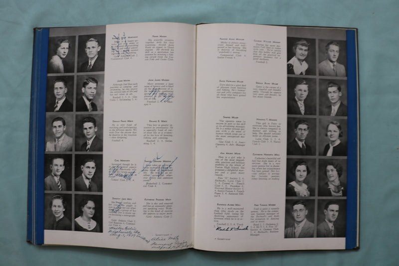 1936 THE RECHAUFFE EASTON HIGH SCHOOL YEARBOOK - EASTON, PENNSYLVANIA - YB 3554