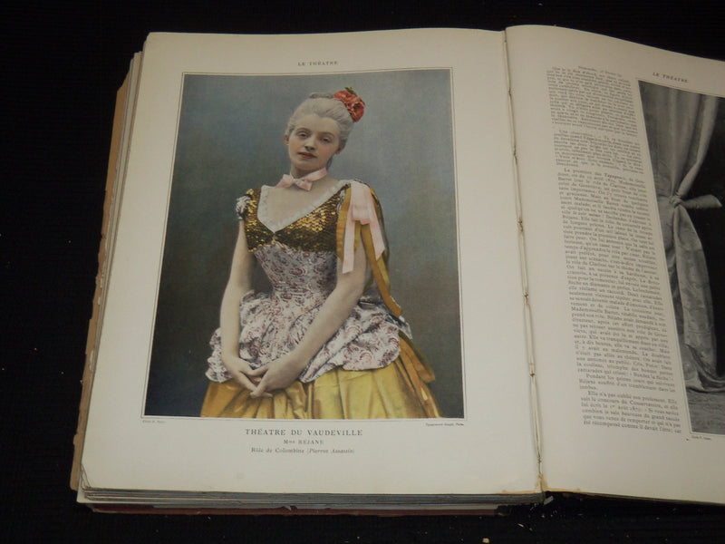 1900 JANUARY-JUNE LE THEATRE MAGAZINE BOUND VOLUME - 12 ISSUES - KD 2657B