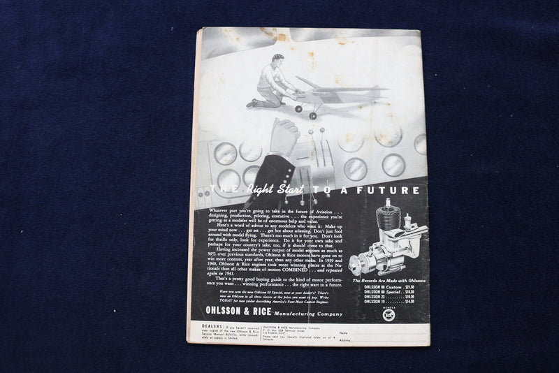 1941 SEP MODEL AIRPLANE NEWS MAGAZINE - NORTH AMERICAN XP-71 COVER - E 11647