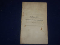 1827 CATALOGUS UNIVERSITATE HARVARDIANAE - J 4722