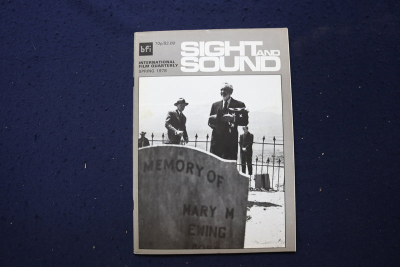 1978 SPRING SIGHT AND SOUND MAGAZINE - JASON ROBARDS COVER - E 17568