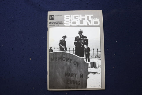 1978 SPRING SIGHT AND SOUND MAGAZINE - JASON ROBARDS COVER - E 17568