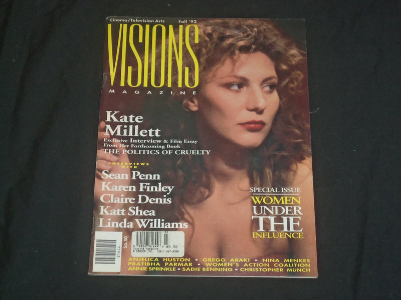 1992 FALL VISIONS MAGAZINE - SOLVEIG DOMMARTIN COVER - B 890