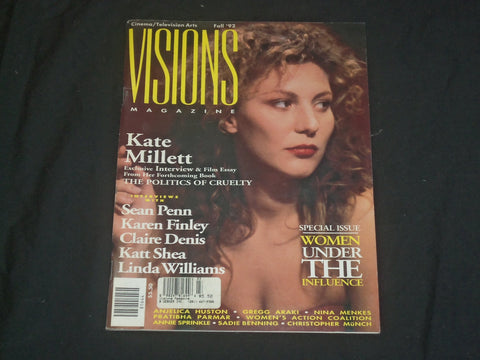 1992 FALL VISIONS MAGAZINE - SOLVEIG DOMMARTIN COVER - B 890