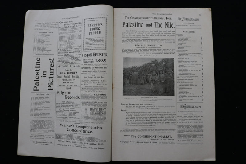 1895 JANUARY 17 THE CONGREGATIONALIST MAGAZINE - LADY HENRY SOMERSET - K 2326