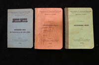 1933-1969 ASSOCIATION OF AMERICAN RAILROADS RULE BOOKS - LOT OF 18 - O 3673