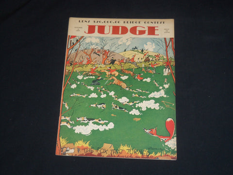 1930 OCTOBER 4 JUDGE MAGAZINE - THE FOX THAT TURNED - ST 5651