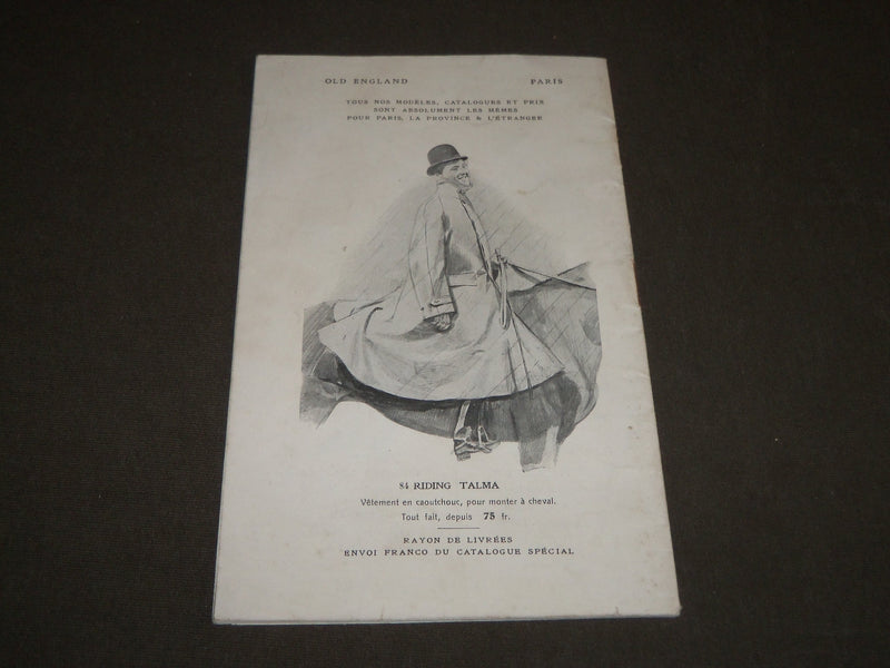 1915-1916 WINTER OLD ENGLAND TAILORS FRENCH CATALOGUE - ILLUSTRATIONS - FR 1136