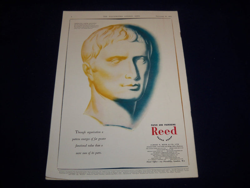 1955 SEPTEMBER 24 ILLUSTRATED LONDON NEWS MAGAZINE - METAXAS SQUARE - E 8022