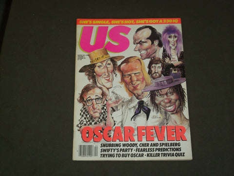1986 MARCH 24 US MAGAZINE - OSCAR NOMINEES ILLUSTRATED COVER - B 3866