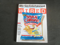 2007 MARCH WIRED MAGAZINE - SNACK CULTURE COVER - B 5340F