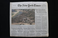 2025 MARCH 17 NEW YORK TIMES - RUSSIA FORCES UKRAINE OUT OF KURSK TERRITORY