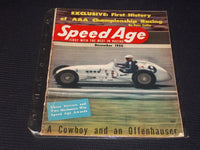 1954 DECEMBER SPEED AGE MAGAZINE - NICE RACING FRONT COVER - E 1983