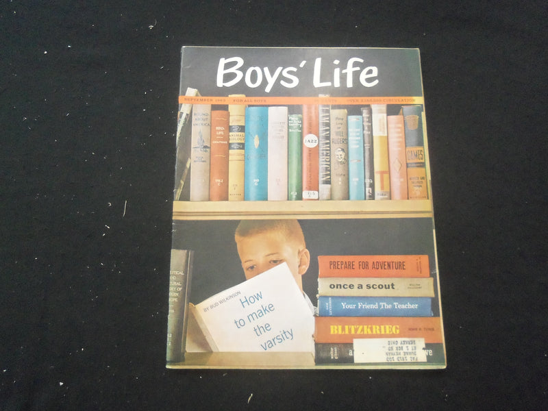 1963 SEPTEMBER BOYS' LIFE MAGAZINE - HOW TO MAKE THE VARSITY - ST 3770T