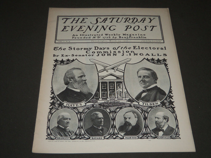 1900 MARCH 24 THE SATURDAY EVENING POST MAGAZINE - ILLUSTRATED COVER - SP 576